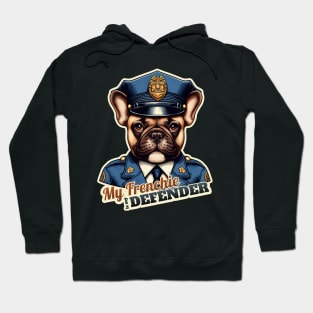 French Bulldog Police Hoodie